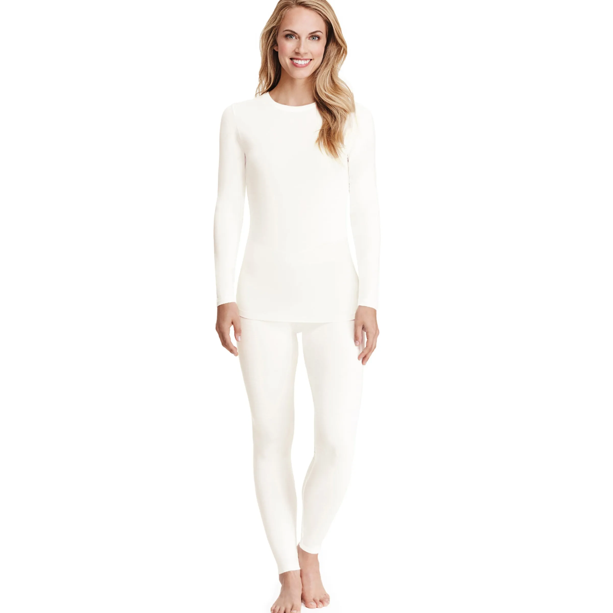 New Softwear With Stretch Long Sleeve Crew PETITE Women Petite + Tall|Long Sleeves