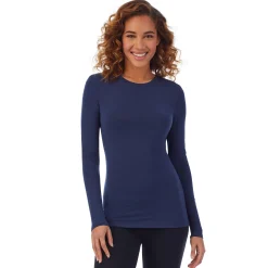 New Softwear With Stretch Long Sleeve Crew PETITE Women Petite + Tall|Long Sleeves