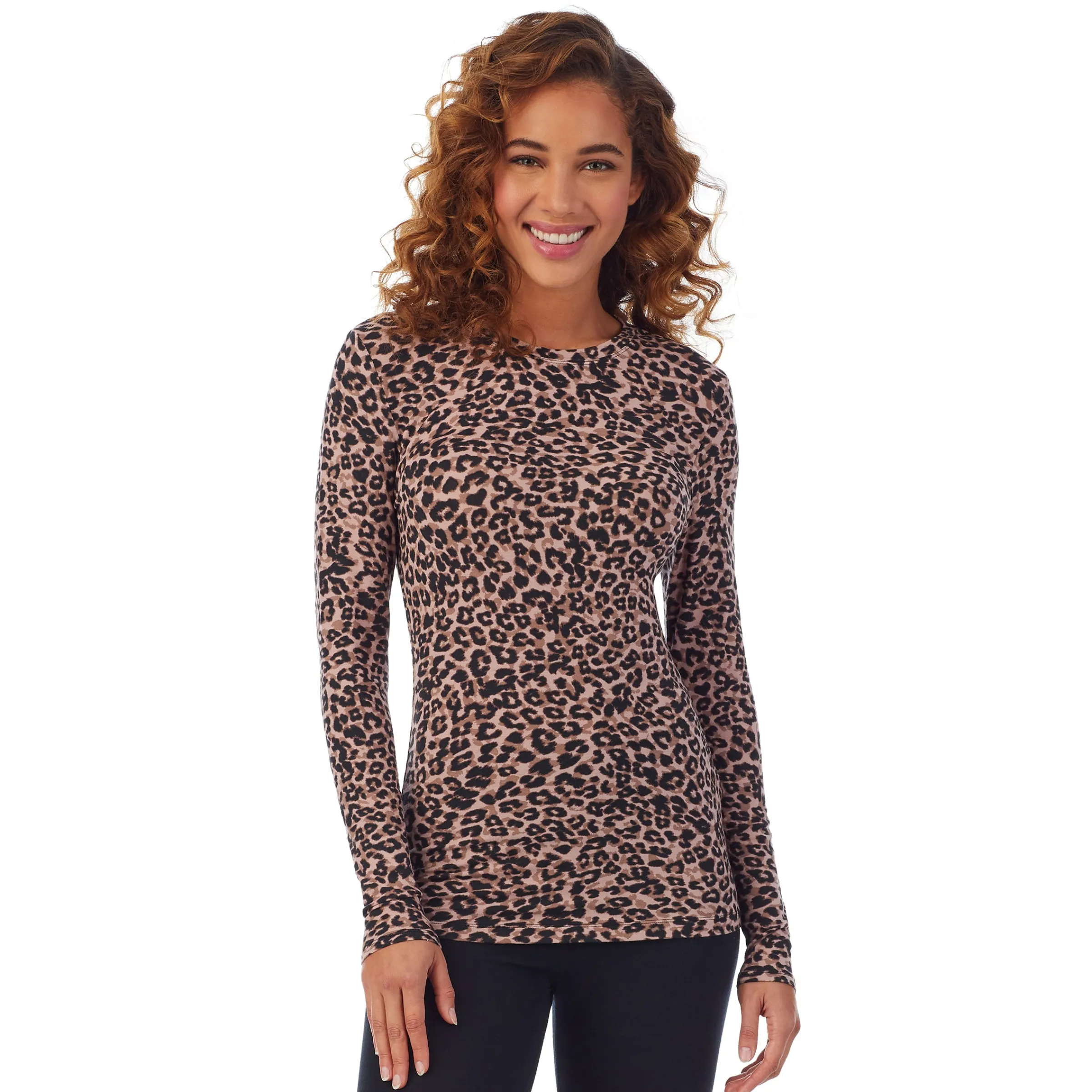 New Softwear With Stretch Long Sleeve Crew PETITE Women Petite + Tall|Long Sleeves