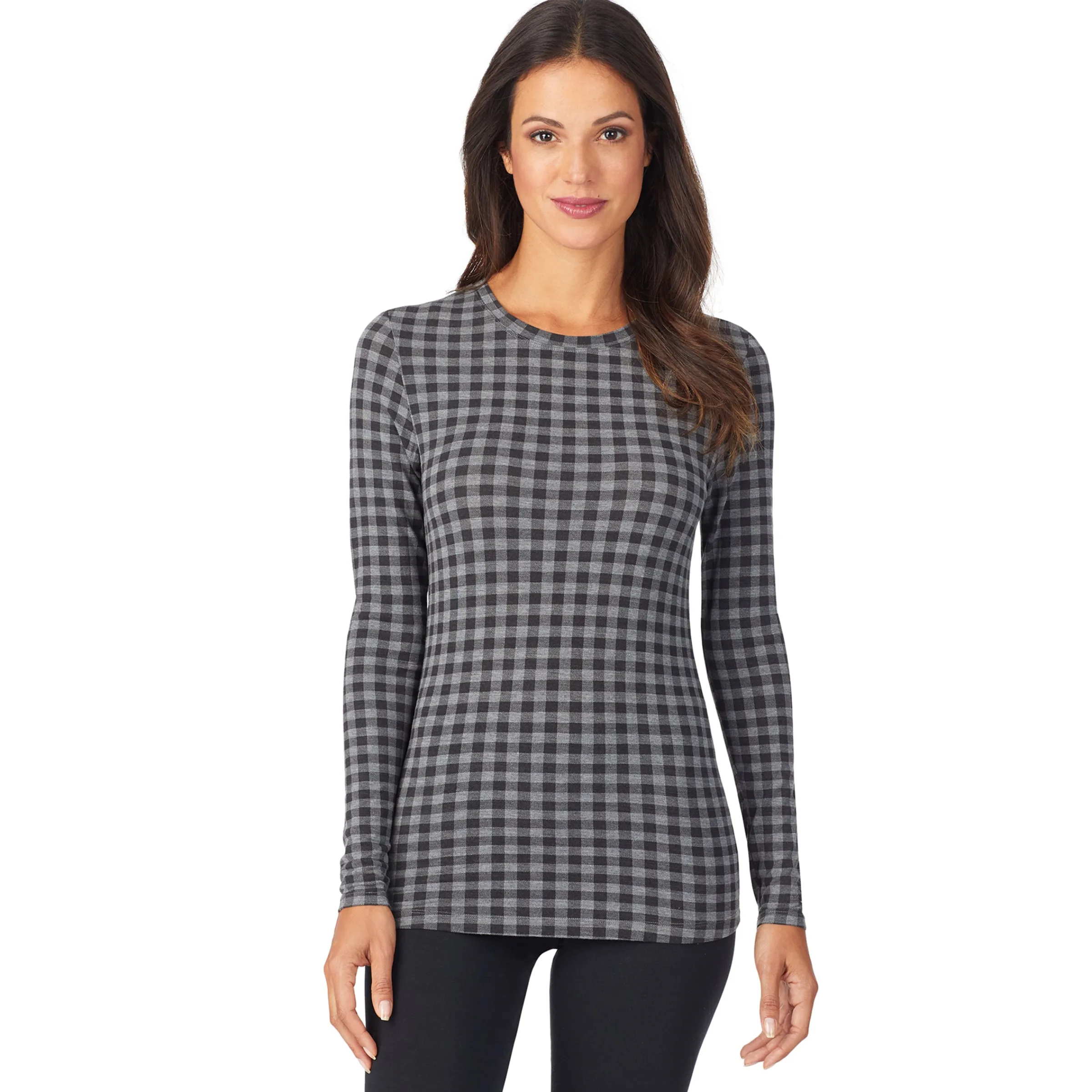 New Softwear With Stretch Long Sleeve Crew PETITE Women Petite + Tall|Long Sleeves