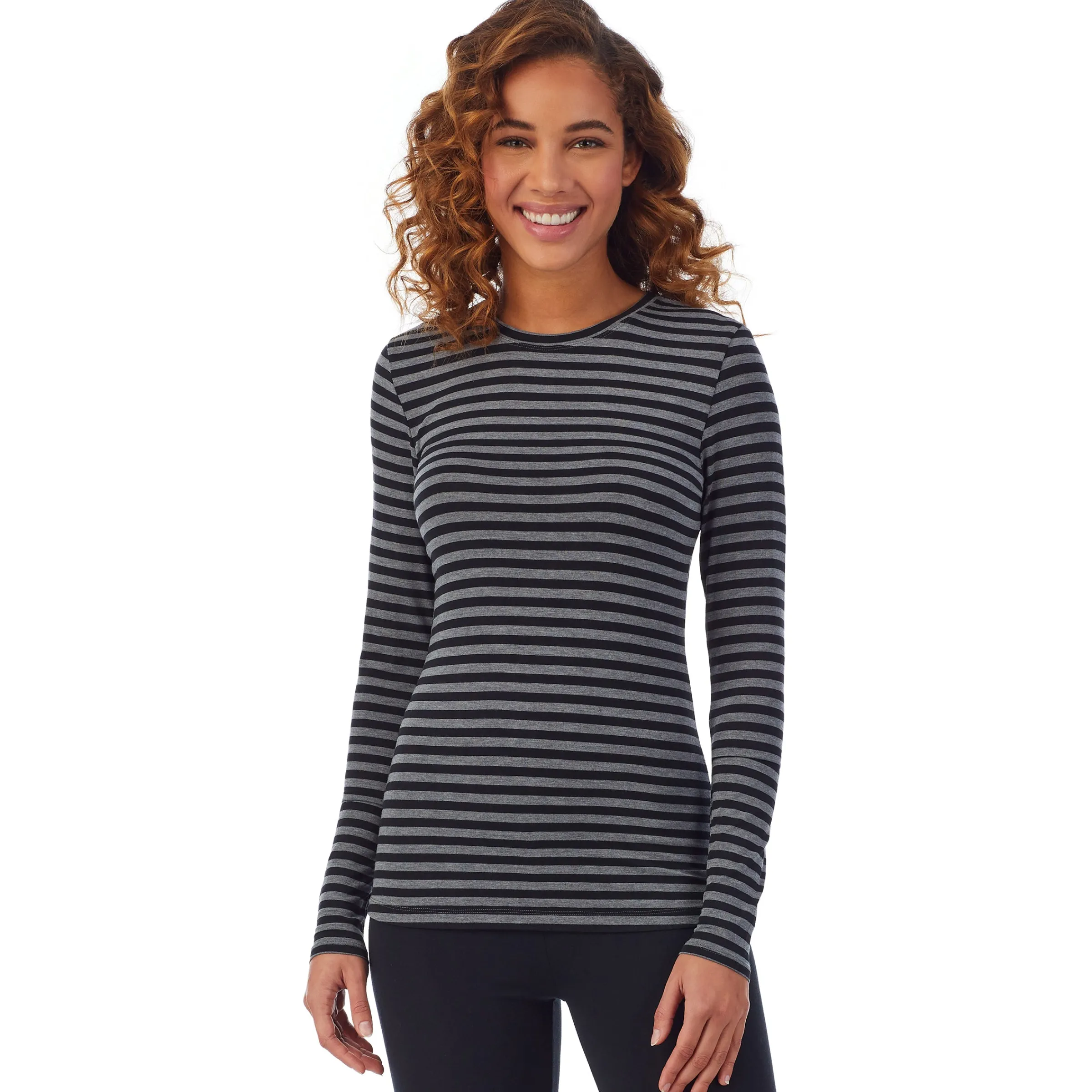New Softwear With Stretch Long Sleeve Crew PETITE Women Petite + Tall|Long Sleeves