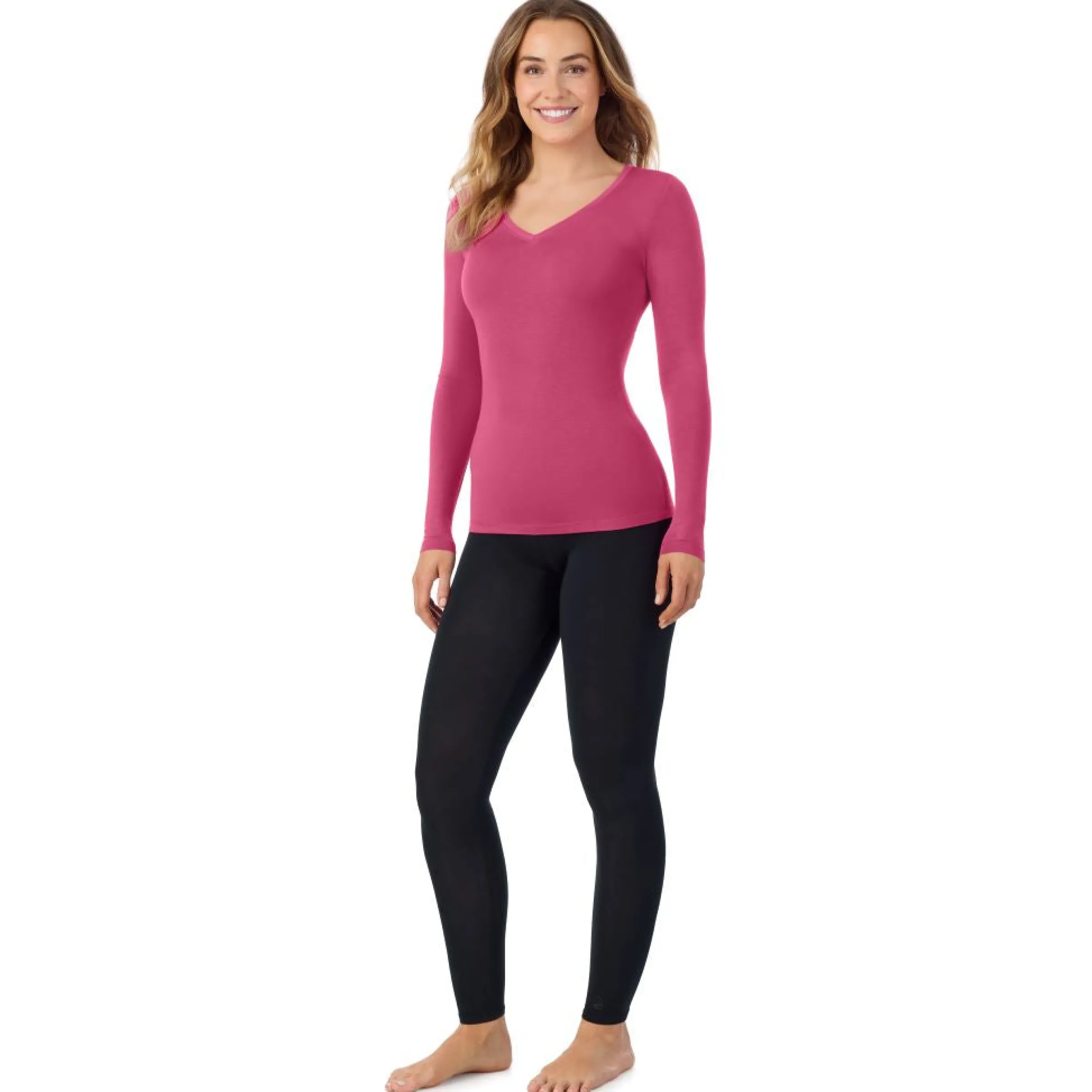 Outlet Softwear With Stretch Long Sleeve V-Neck TALL Women Petite + Tall|Long Sleeves