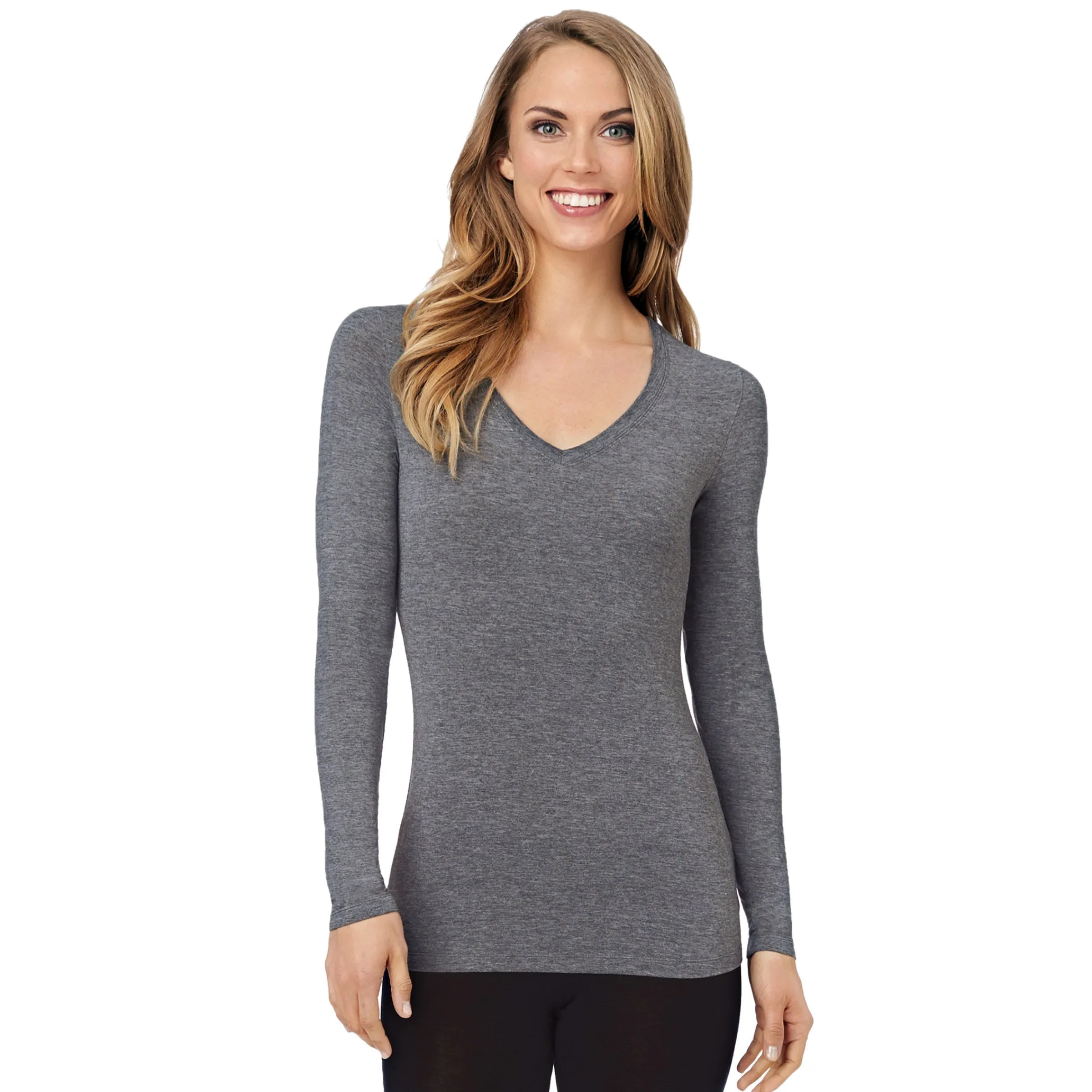 Outlet Softwear With Stretch Long Sleeve V-Neck TALL Women Petite + Tall|Long Sleeves