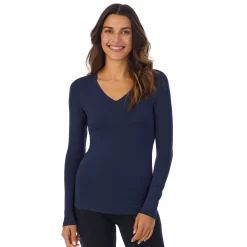 Outlet Softwear With Stretch Long Sleeve V-Neck TALL Women Petite + Tall|Long Sleeves