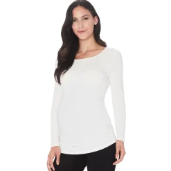 Outlet Softwear With Stretch Long Sleeve Maternity Ballet Neck Top Women Maternity|Long Sleeves