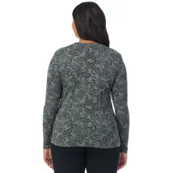 Best Softwear With Stretch Long Sleeve Crew PLUS Women Long Sleeves|Plus Size