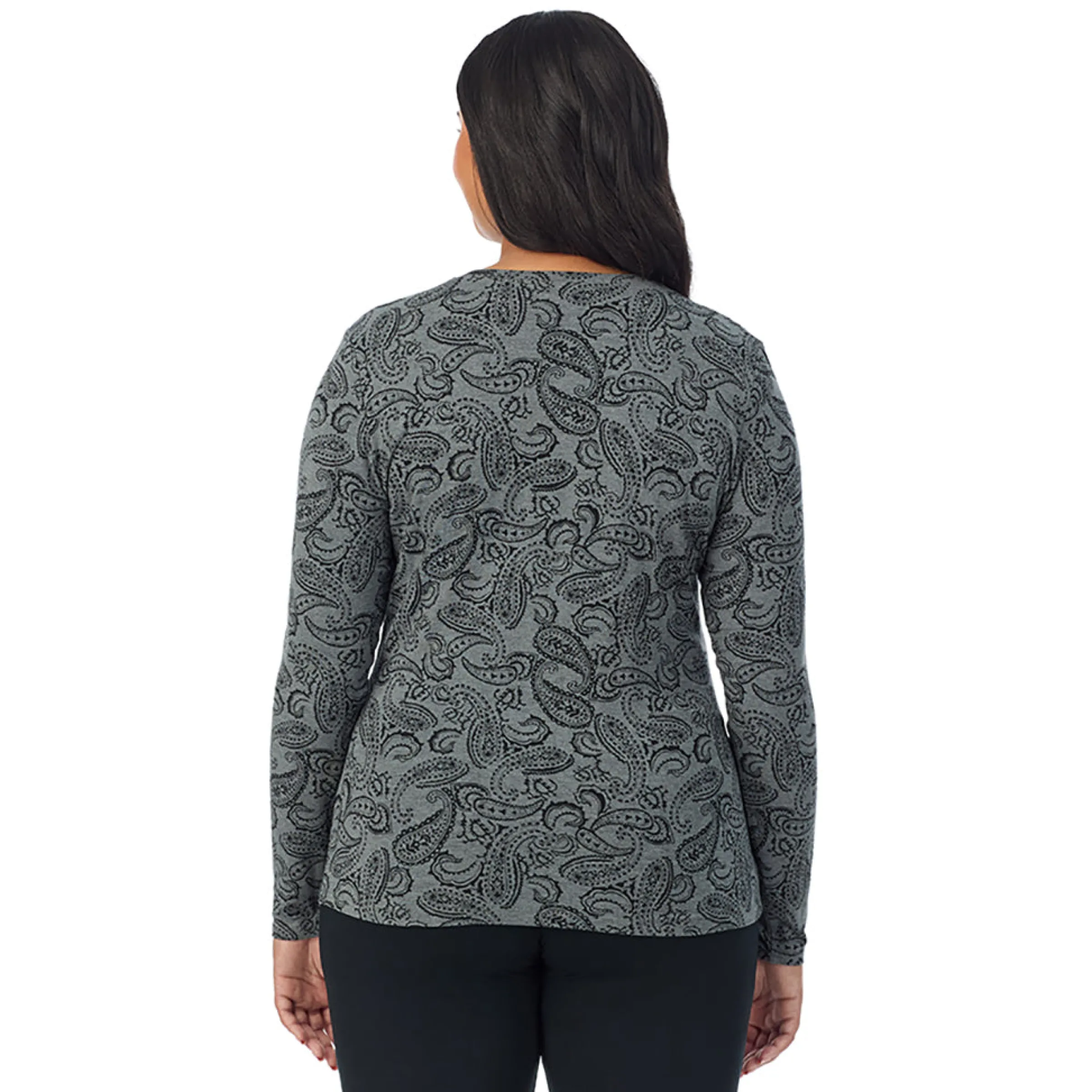 Best Softwear With Stretch Long Sleeve Crew PLUS Women Long Sleeves|Plus Size