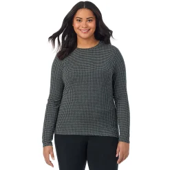 Best Softwear With Stretch Long Sleeve Crew PLUS Women Long Sleeves|Plus Size