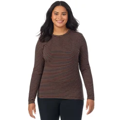 Best Softwear With Stretch Long Sleeve Crew PLUS Women Long Sleeves|Plus Size