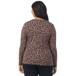 Best Softwear With Stretch Long Sleeve Crew PLUS Women Long Sleeves|Plus Size