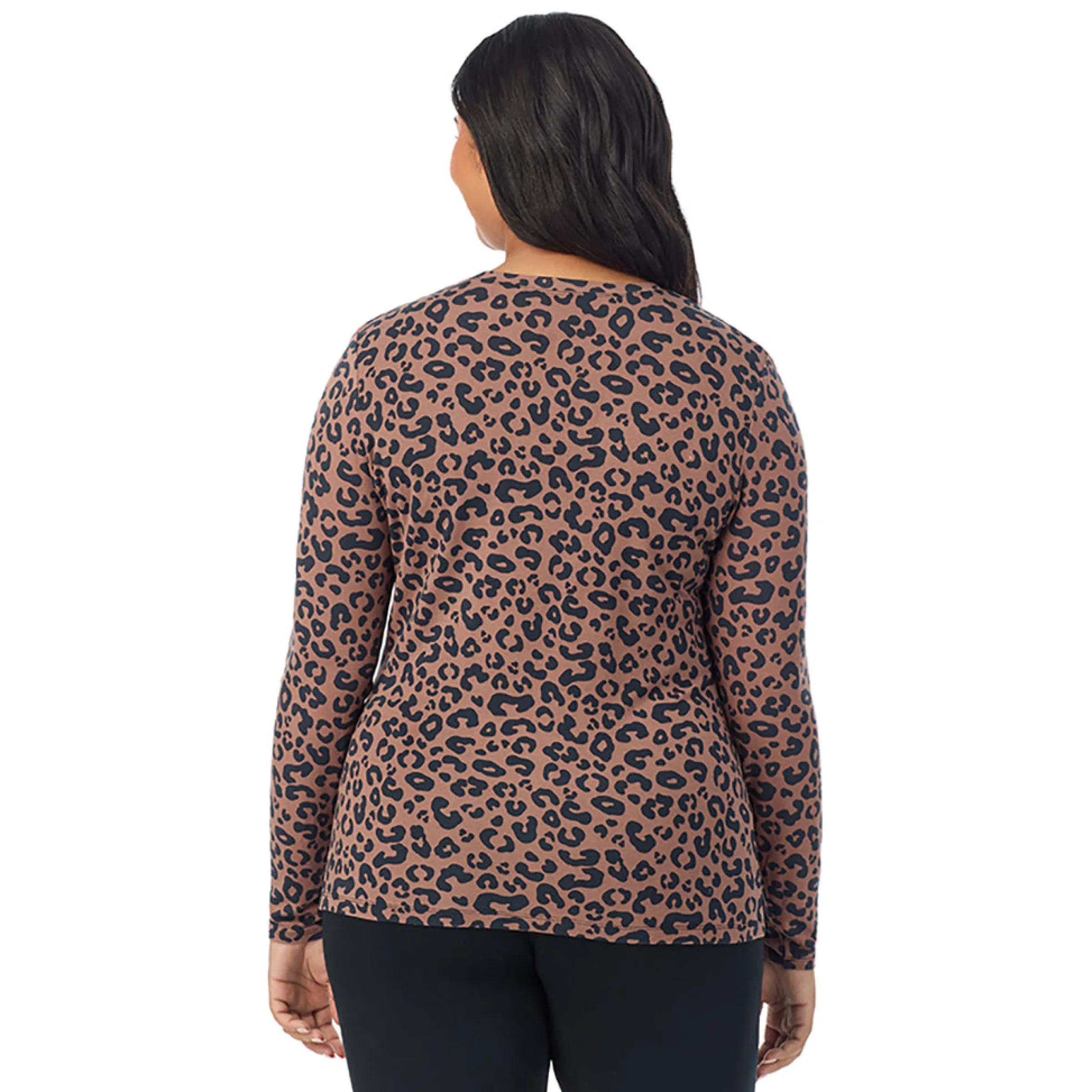 Best Softwear With Stretch Long Sleeve Crew PLUS Women Long Sleeves|Plus Size