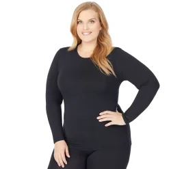 Best Softwear With Stretch Long Sleeve Crew PLUS Women Long Sleeves|Plus Size