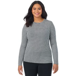 Best Softwear With Stretch Long Sleeve Crew PLUS Women Long Sleeves|Plus Size