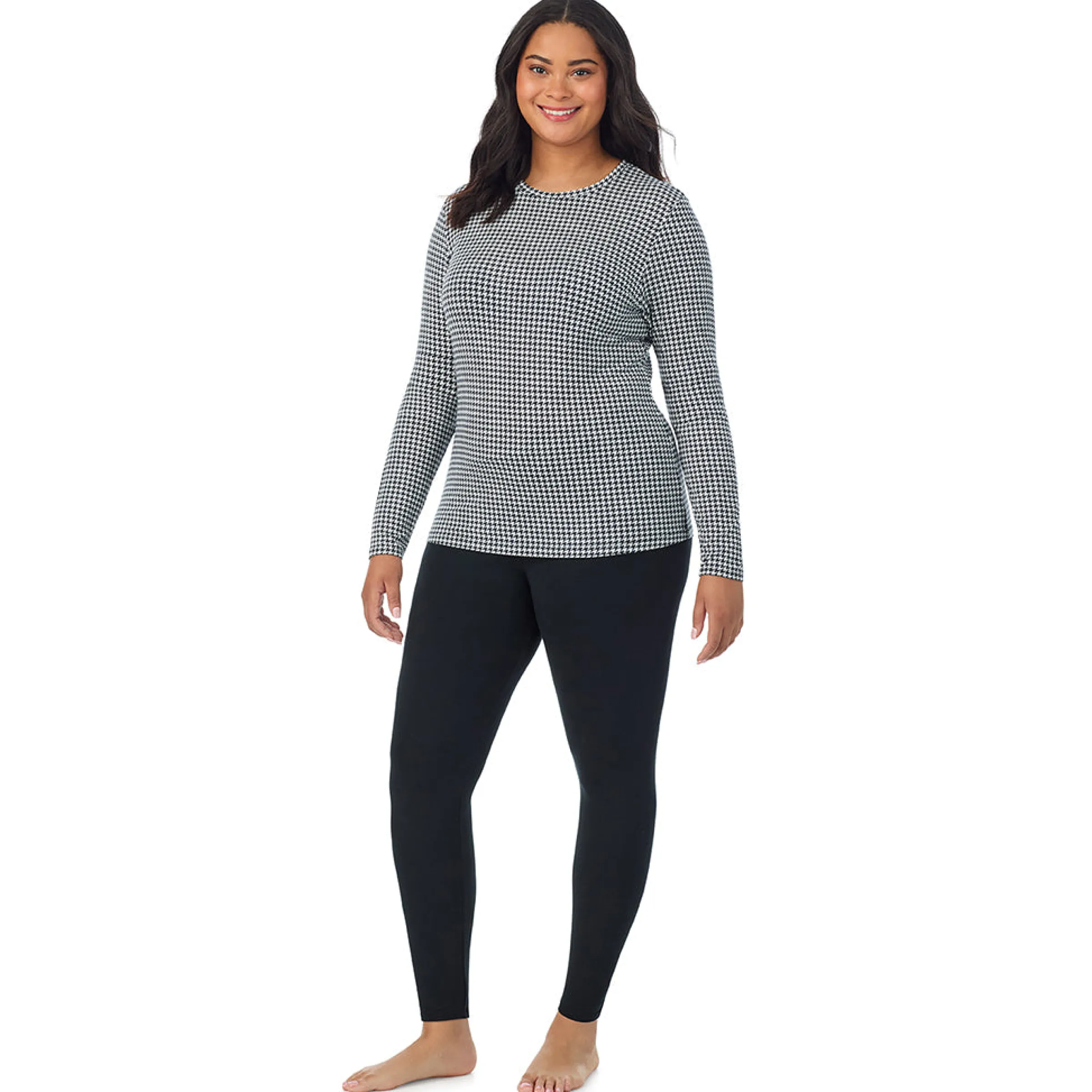 Best Softwear With Stretch Long Sleeve Crew PLUS Women Long Sleeves|Plus Size