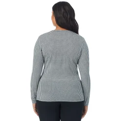 Best Softwear With Stretch Long Sleeve Crew PLUS Women Long Sleeves|Plus Size