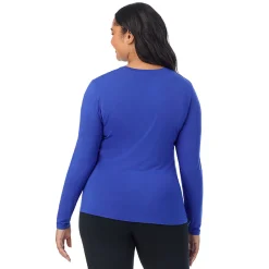 Best Softwear With Stretch Long Sleeve Crew PLUS Women Long Sleeves|Plus Size