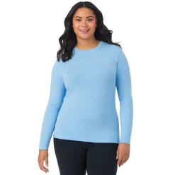 Best Softwear With Stretch Long Sleeve Crew PLUS Women Long Sleeves|Plus Size