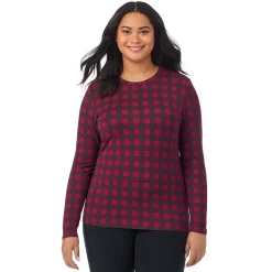 Best Softwear With Stretch Long Sleeve Crew PLUS Women Long Sleeves|Plus Size