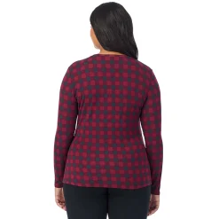 Best Softwear With Stretch Long Sleeve Crew PLUS Women Long Sleeves|Plus Size