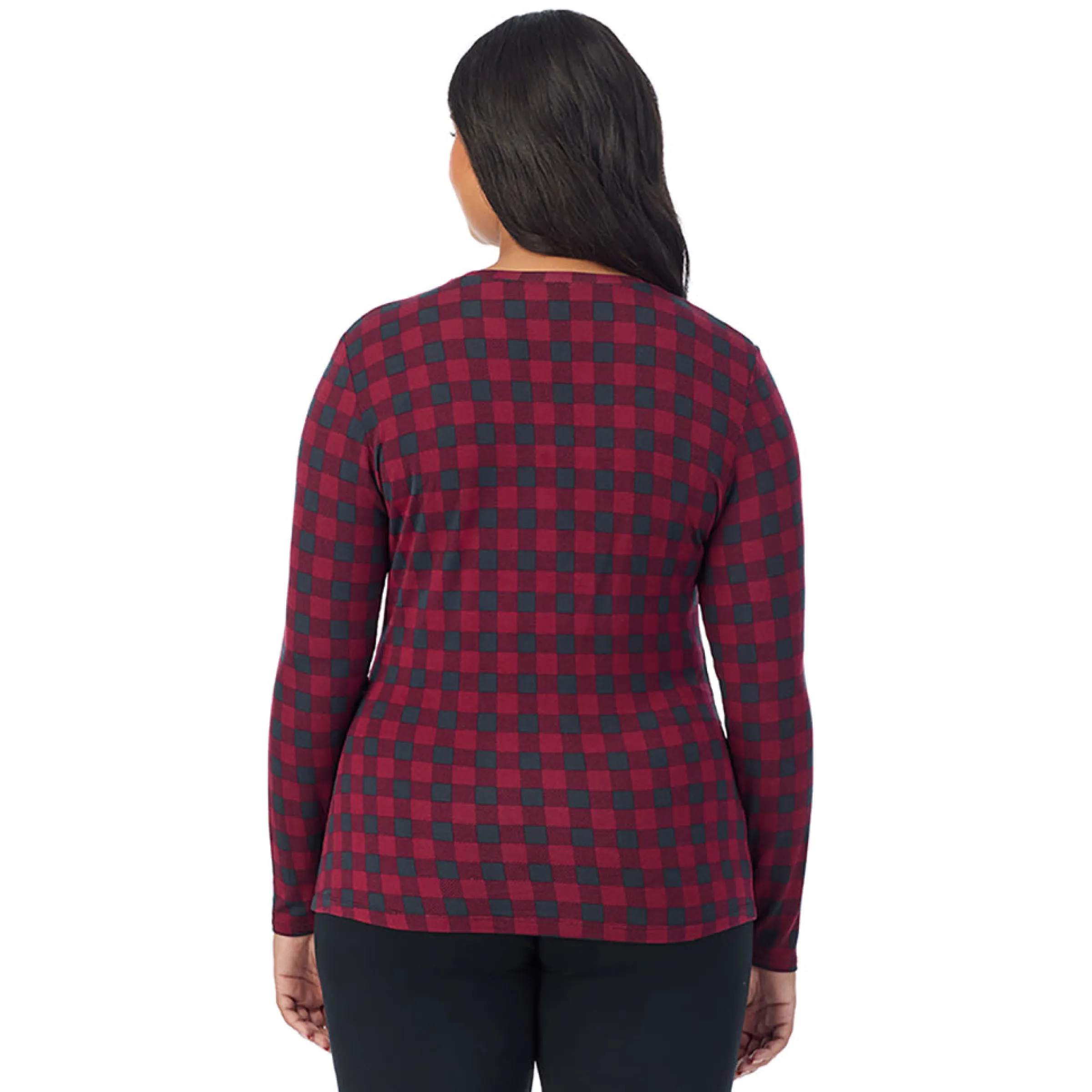 Best Softwear With Stretch Long Sleeve Crew PLUS Women Long Sleeves|Plus Size