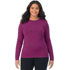 Best Softwear With Stretch Long Sleeve Crew PLUS Women Long Sleeves|Plus Size