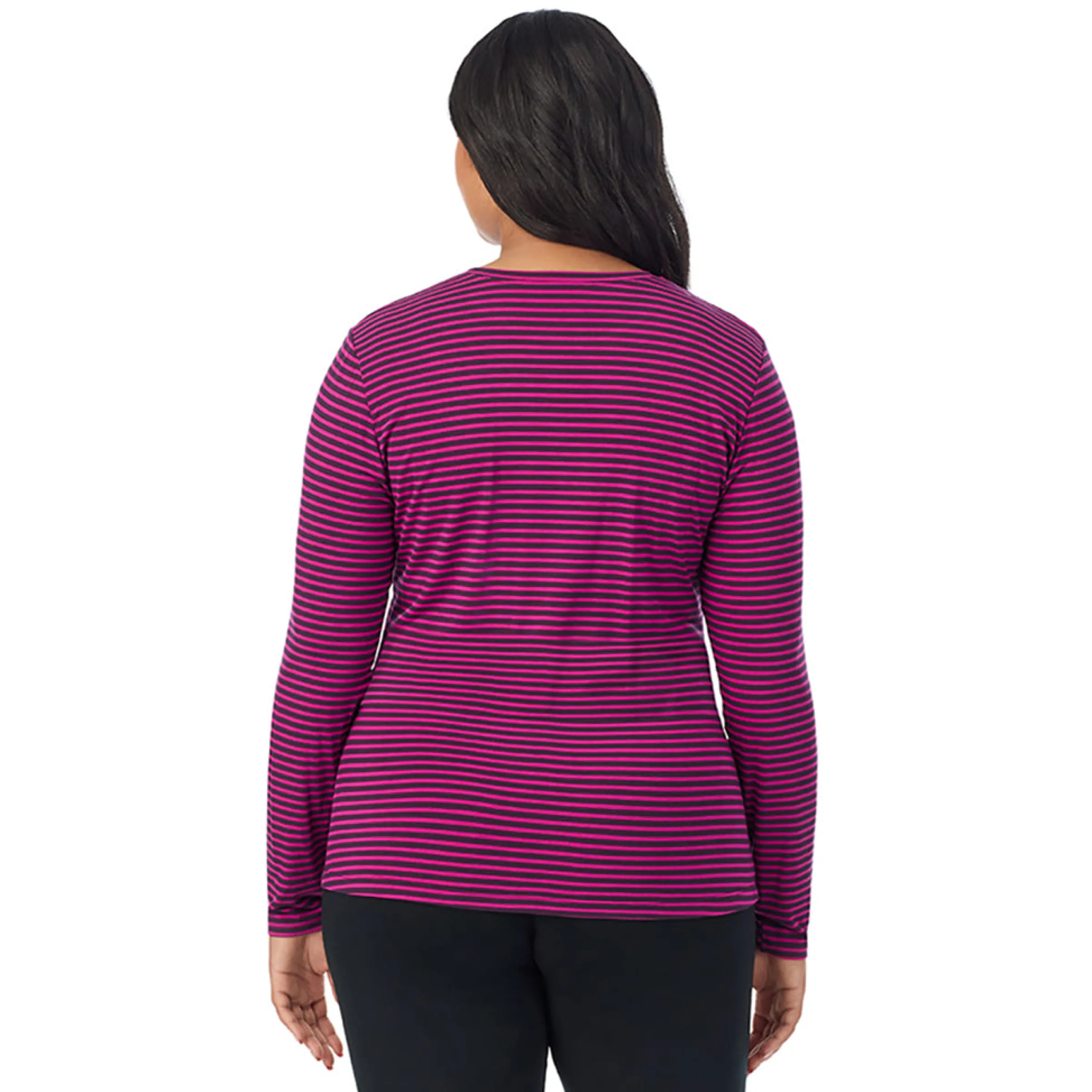 Best Softwear With Stretch Long Sleeve Crew PLUS Women Long Sleeves|Plus Size