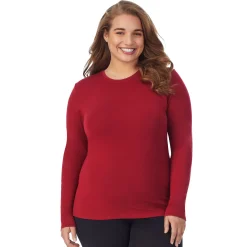 Best Softwear With Stretch Long Sleeve Crew PLUS Women Long Sleeves|Plus Size
