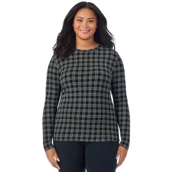 Best Softwear With Stretch Long Sleeve Crew PLUS Women Long Sleeves|Plus Size