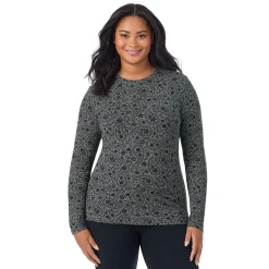 Best Softwear With Stretch Long Sleeve Crew PLUS Women Long Sleeves|Plus Size