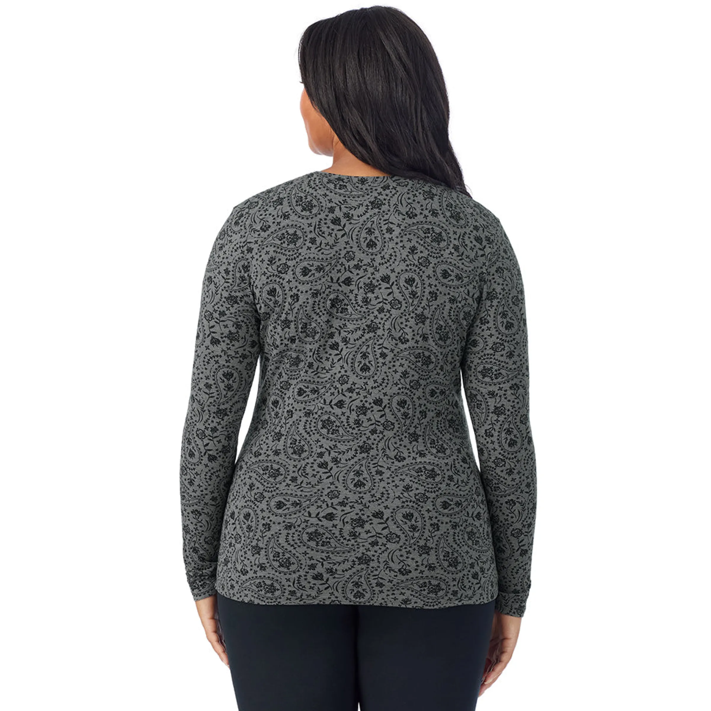 Best Softwear With Stretch Long Sleeve Crew PLUS Women Long Sleeves|Plus Size