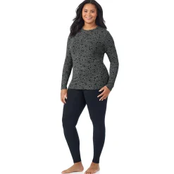 Best Softwear With Stretch Long Sleeve Crew PLUS Women Long Sleeves|Plus Size