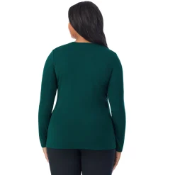 Best Softwear With Stretch Long Sleeve Crew PLUS Women Long Sleeves|Plus Size