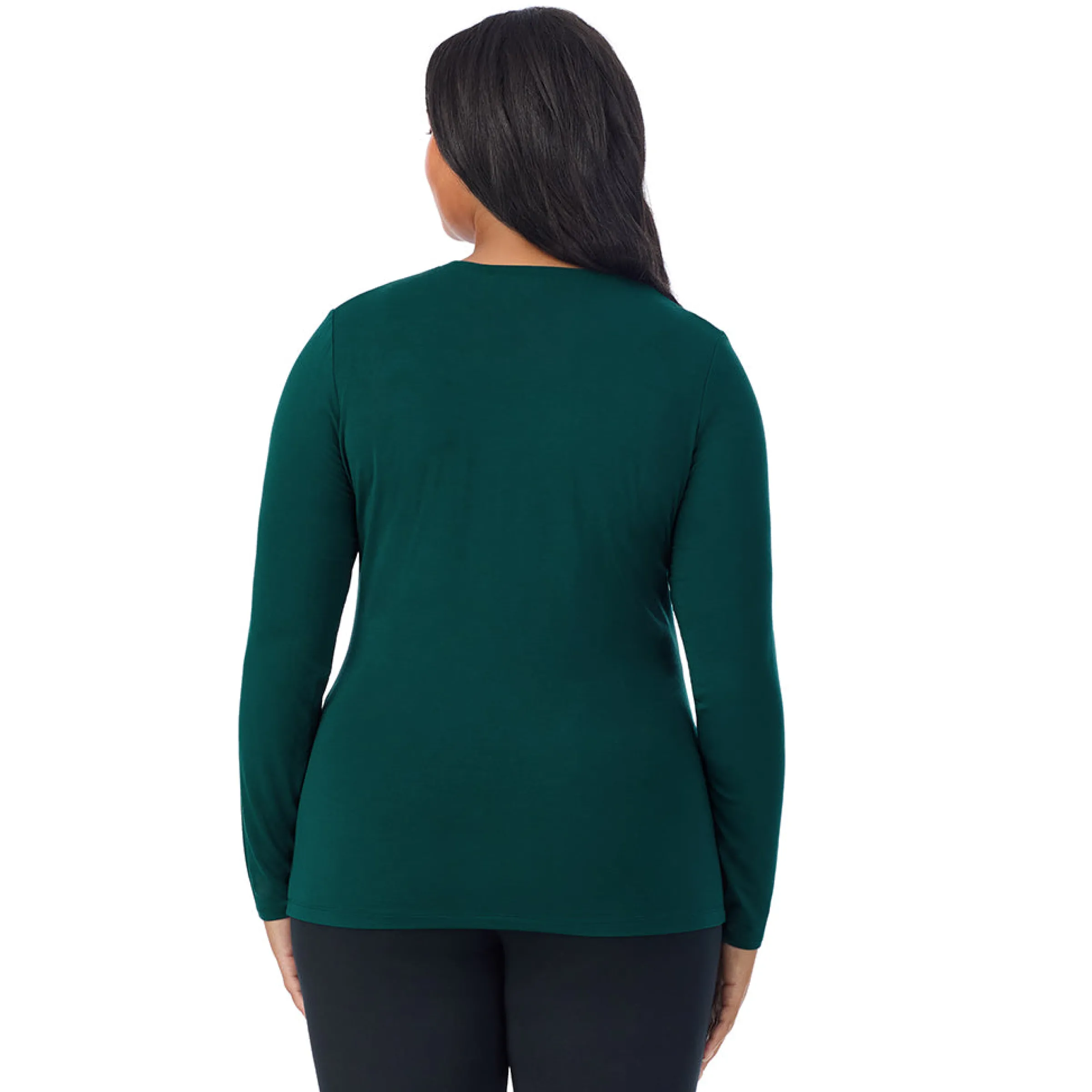 Best Softwear With Stretch Long Sleeve Crew PLUS Women Long Sleeves|Plus Size