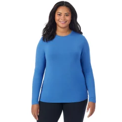 Best Softwear With Stretch Long Sleeve Crew PLUS Women Long Sleeves|Plus Size