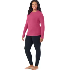 Best Softwear With Stretch Long Sleeve Crew PLUS Women Long Sleeves|Plus Size