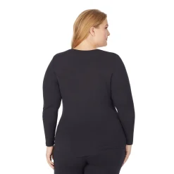 Clearance Softwear With Stretch Long Sleeve V-Neck PLUS Women Plus Size|Long Sleeves