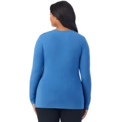 Clearance Softwear With Stretch Long Sleeve V-Neck PLUS Women Plus Size|Long Sleeves