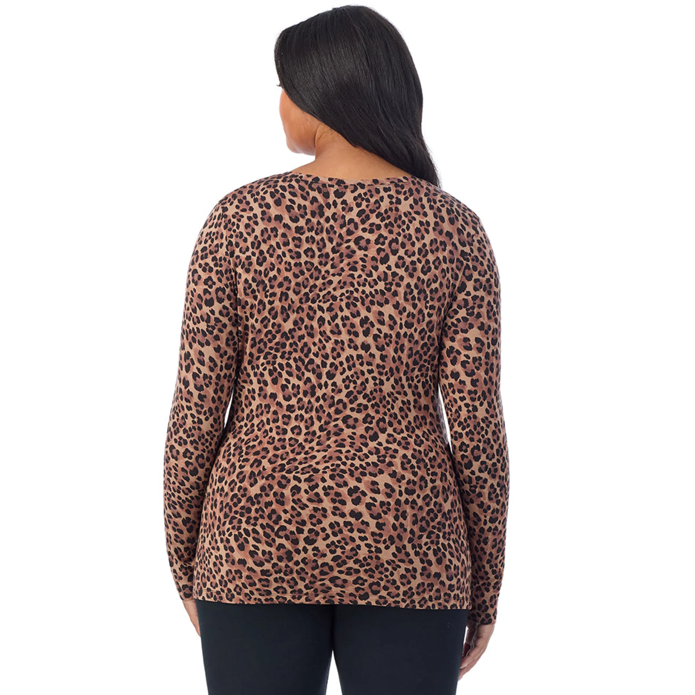 Clearance Softwear With Stretch Long Sleeve V-Neck PLUS Women Plus Size|Long Sleeves