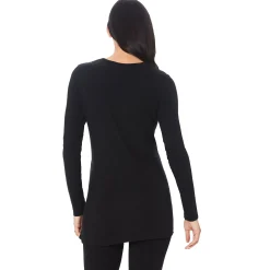 Softwear with Stretch Maternity Wrap Front Top Women Long Sleeves|Maternity