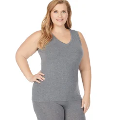 Best Softwear With Stretch Reversible Tank PLUS Women Plus Size|Camis + Tanks + Tees