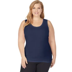 Best Softwear With Stretch Reversible Tank PLUS Women Plus Size|Camis + Tanks + Tees