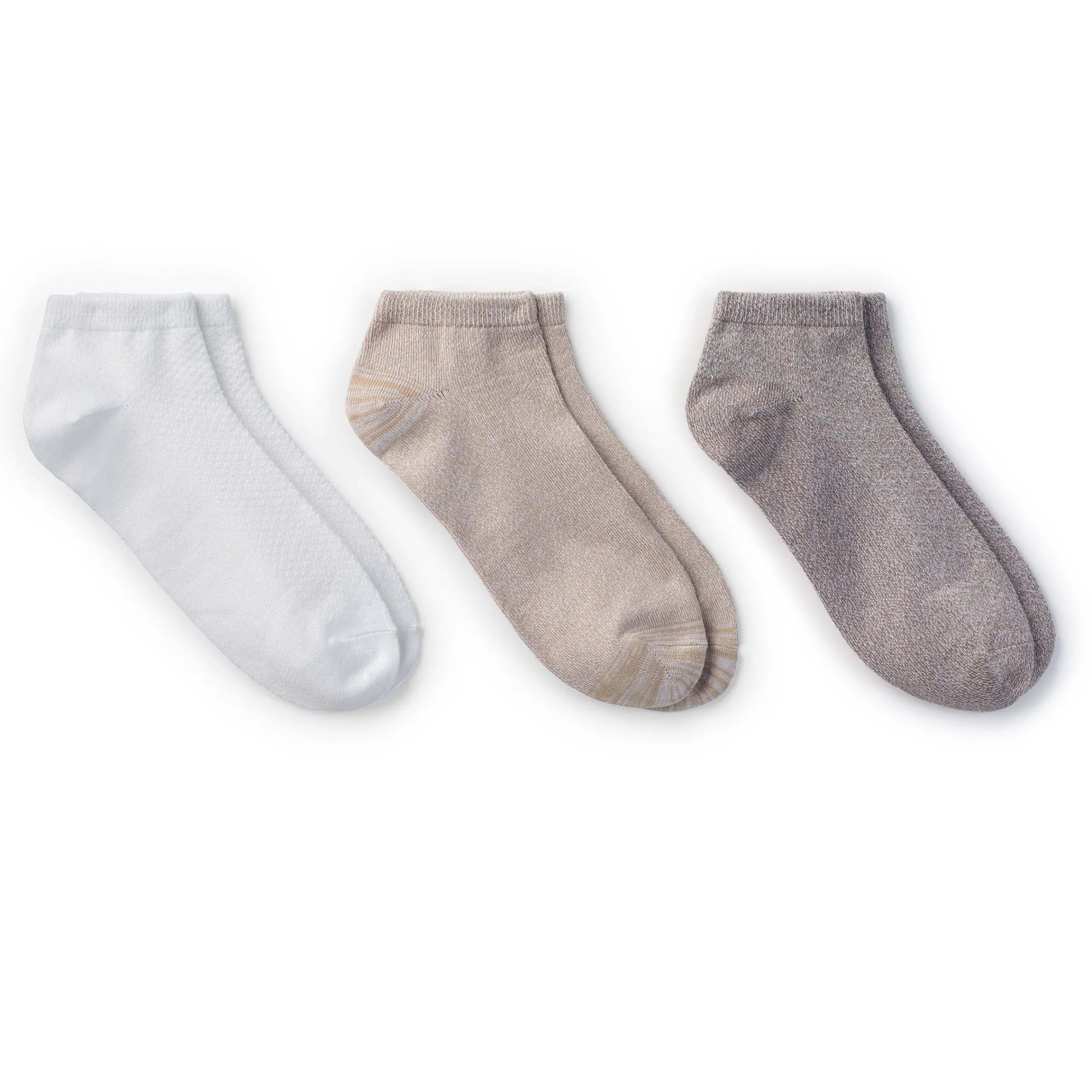 Sale Solid Pique Low Cut Sock 3 Pack Women Socks|Women's Accessories