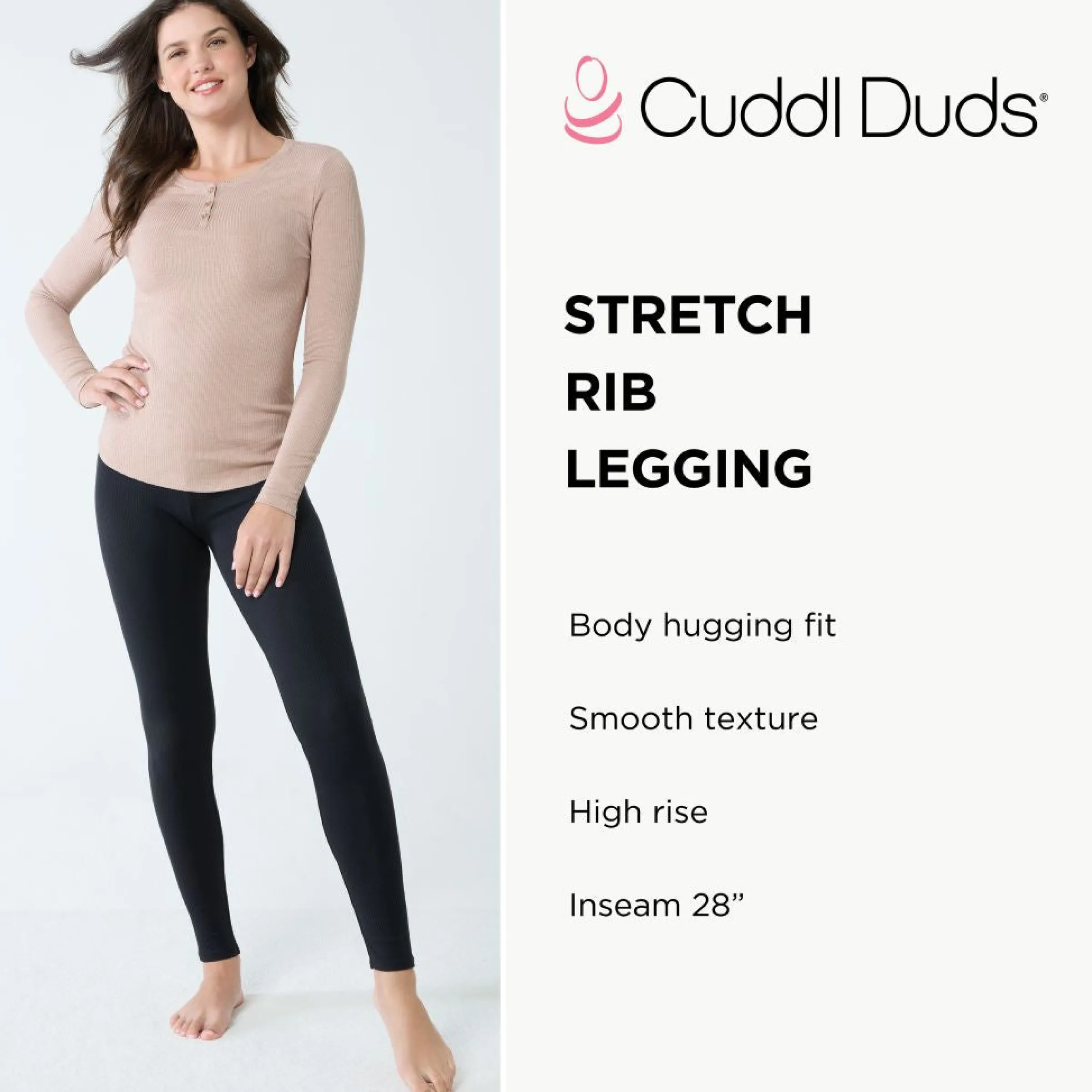 Hot Stretch Rib Legging Women Bottoms