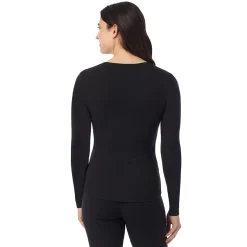 Outlet Stretch Rib Long Sleeve Crew Women Long Sleeves