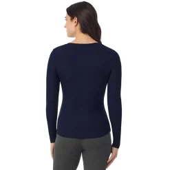 Outlet Stretch Rib Long Sleeve Crew Women Long Sleeves