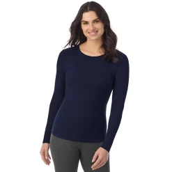 Outlet Stretch Rib Long Sleeve Crew Women Long Sleeves