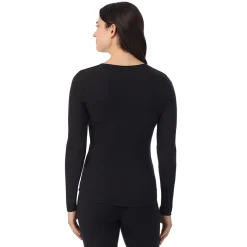 Discount Stretch Rib Long Sleeve Henley Women Long Sleeves