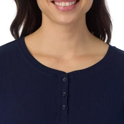 Discount Stretch Rib Long Sleeve Henley Women Long Sleeves
