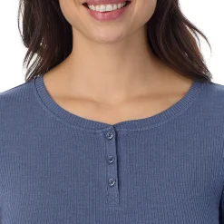 Discount Stretch Rib Long Sleeve Henley Women Long Sleeves