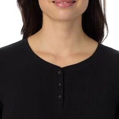 Discount Stretch Rib Long Sleeve Henley Women Long Sleeves